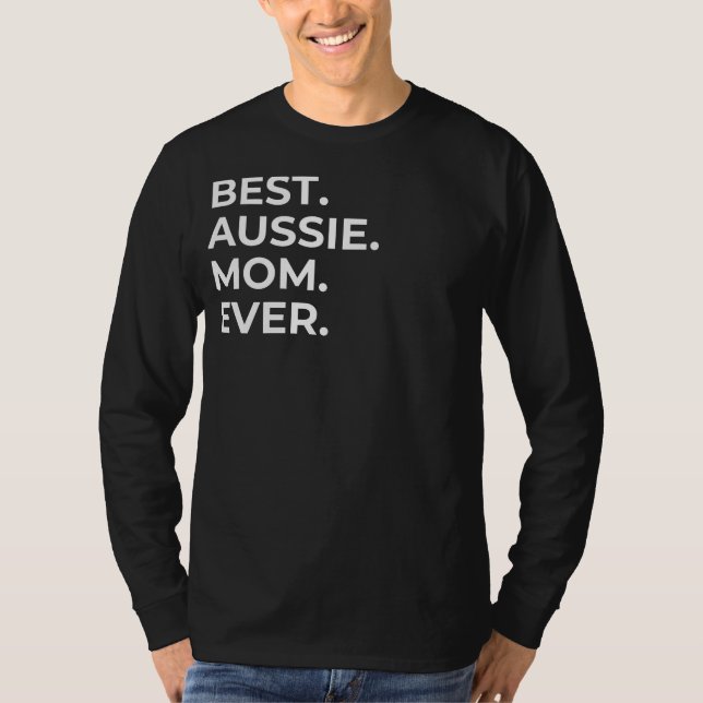 Camiseta Hilarious Aussie Charm fala sobre a melhor mãe aus (Frente)