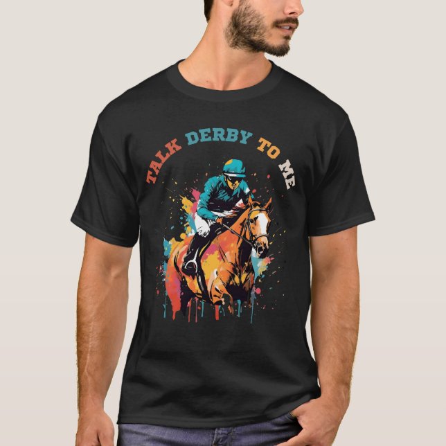 Camiseta Hilarious Fala Derby Comigo Corrida De Cavalo (Frente)