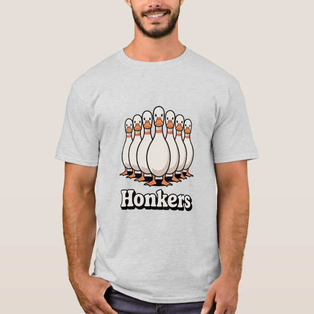 Camiseta Hilarious Honkers Geese Funny Goose Meme (Frente)