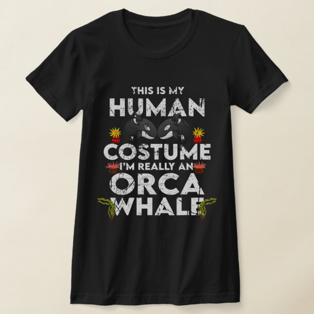Camiseta Hilarious Orca Halloween Costume (Postura )