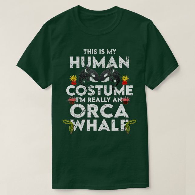 Camiseta Hilarious Orca Halloween Costume  (Frente do Design)