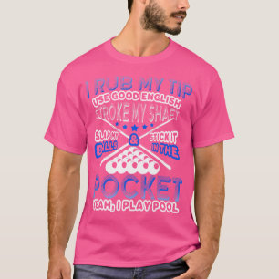 Camiseta Hilarious Piscina Billiard I Toca Piscina Billiard