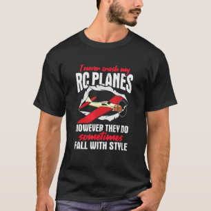 Camiseta Hilarious Rc Plane Propeller Memória Para Uma Avia