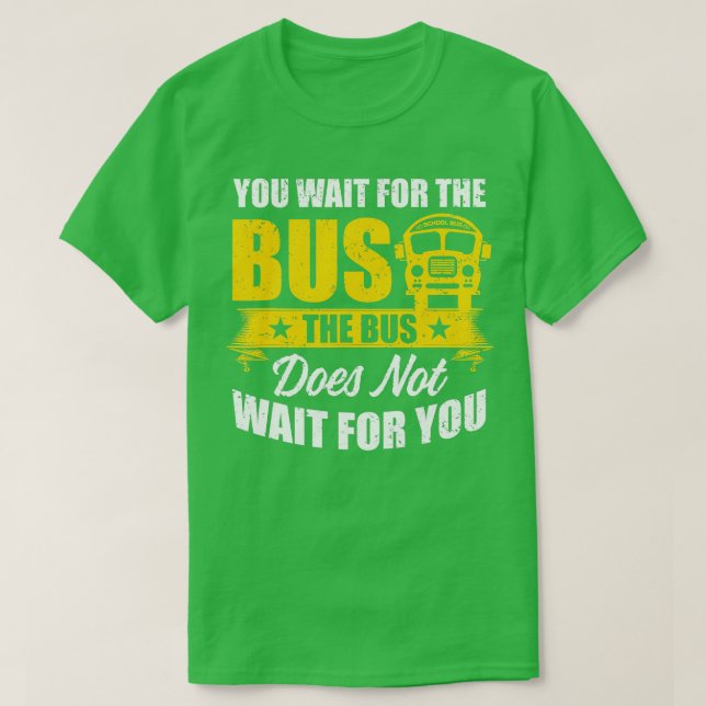 Camiseta Hilarious School Bus Driver Saying Vintage Look  (Frente do Design)
