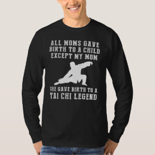 Camiseta Hilarious T-Shirt: Celebre Sua Mães Tai Chi Ski