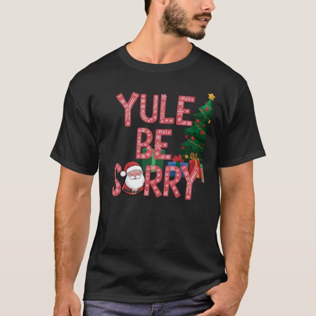 Camiseta Hilariy Holiday Pun para uma risada festiva (Frente)