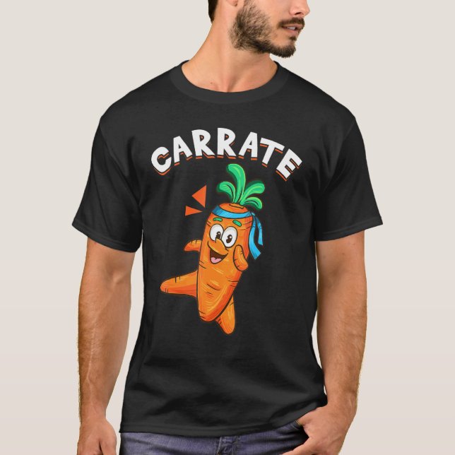 Camiseta Hilariy Veggie Vegetable Pun Carrate Carr (Frente)