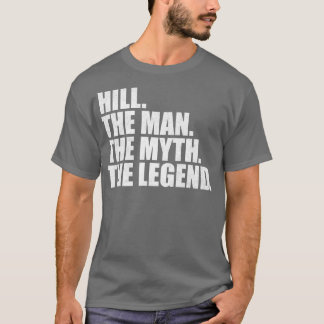 Camiseta Hill Nome da família Hill sobrenome Hill Surname H