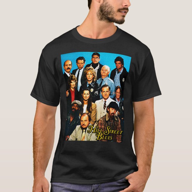 Camiseta Hill Street Blues 80s Classic T-Shirt (Frente)