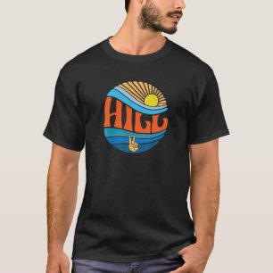 Camiseta Hill Vintage Sunset Hill Groovy Tie Dye