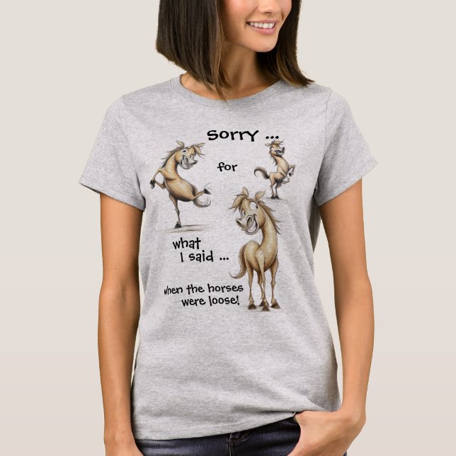 Camiseta Hillarie Horse Say (Frente)