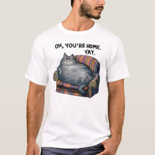 Camiseta Hillarie Lpreguiçoso Cat