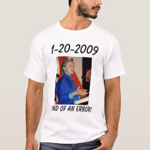 Camiseta Hillary3, fim de um erro! , 1-20-2009
