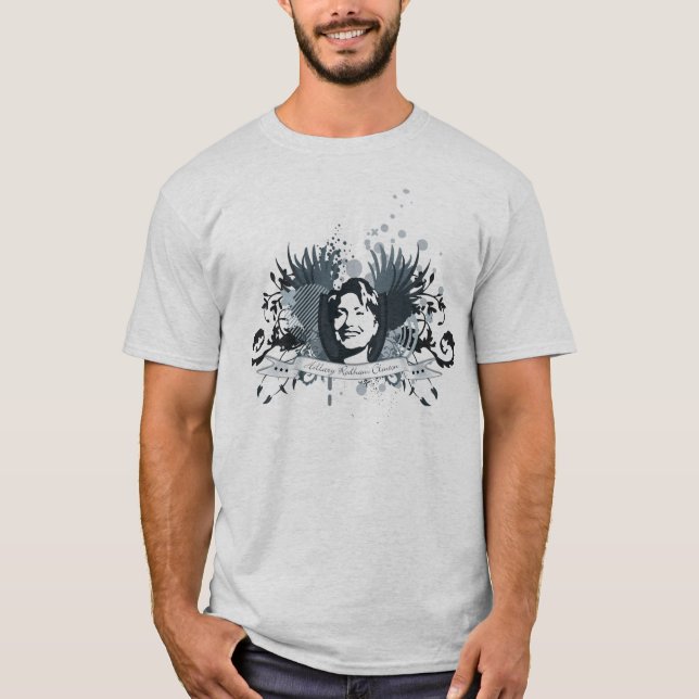 Camiseta hillary clinton 08. hi-fi. v2. (Frente)
