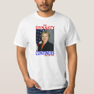 Camiseta Hillary Clinton 2016 "que a dinastia continua "