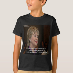 Camiseta Hillary Clinton Americanos São Citados