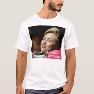 CAMISETA HILLARY CLINTON CONFIRMOU O REPTILIAN