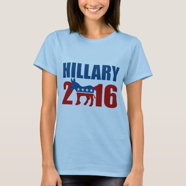 Camiseta HILLARY CLINTON DEMOCRATA 2016.png (Frente)