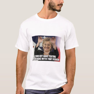 Camiseta Hillary Clinton - escândalo do email