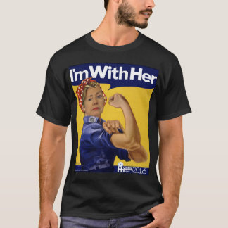 Camiseta Hillary Clinton eu sou com ela!