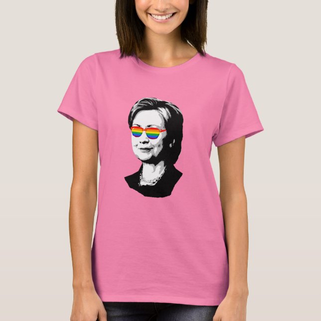Camiseta Hillary Clinton Pride 2016 - LGBT - (Frente)