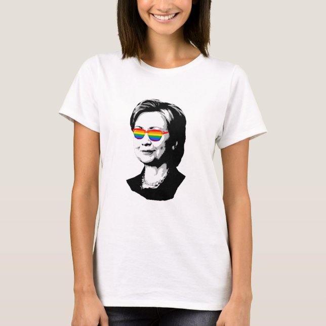 Camiseta Hillary Clinton Pride 2016 - LGBT - (Frente)