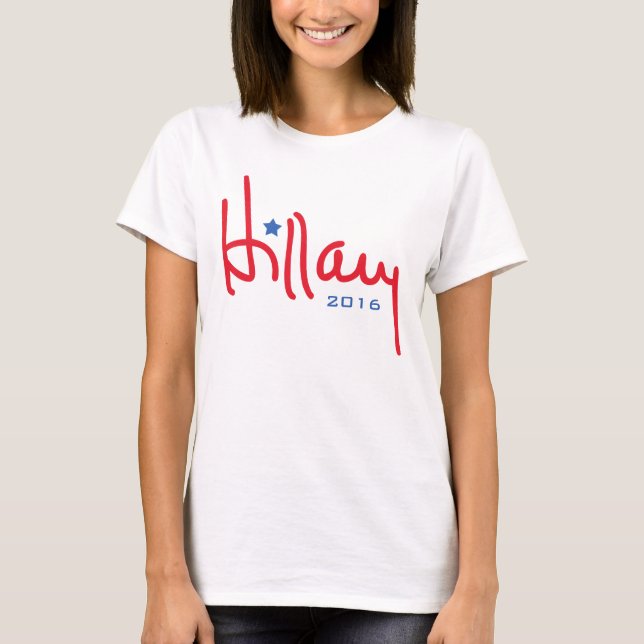 Camiseta Hillary Clinton Signature (Frente)