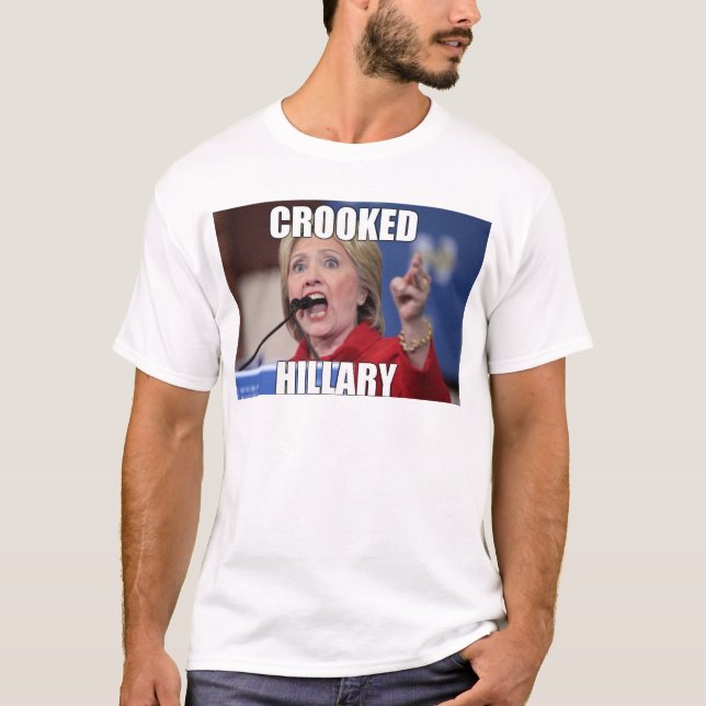Camiseta Hillary curvada (Frente)