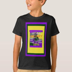 Camiseta Hillary for USA Presidente Somos Mais Fortes