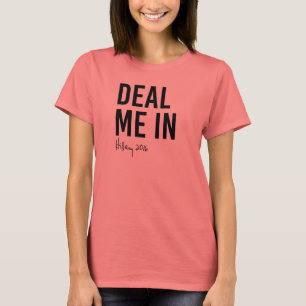 Camiseta Hillary - me negocie dentro -