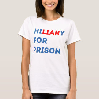 Camiseta Hillary para a prisão