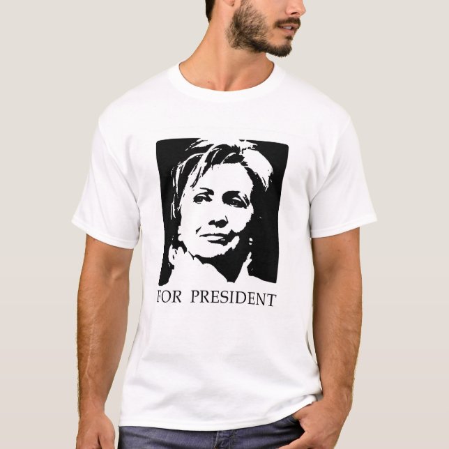 CAMISETA HILLARY PARA O PRESIDENTE (Frente)