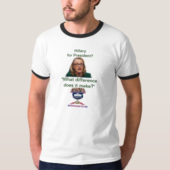 Camiseta Hillary para o presidente? (Frente)