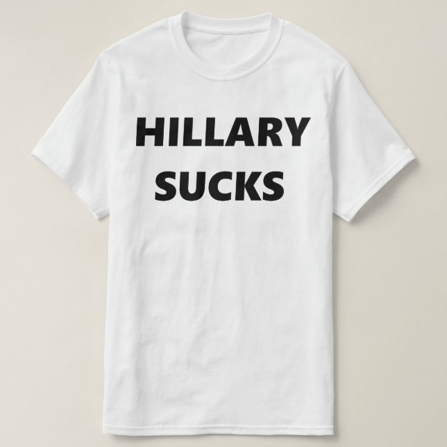 Camiseta Hillary suga (Frente do Design)
