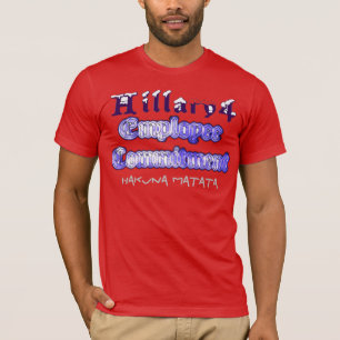 Camiseta Hillary USA presidente de voto Compromisso do func
