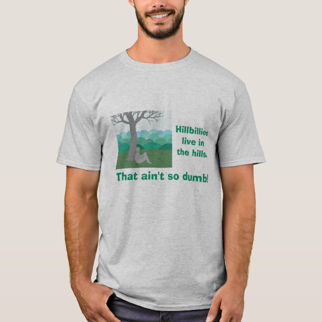 Camiseta Hillbilly nos montes (Frente)