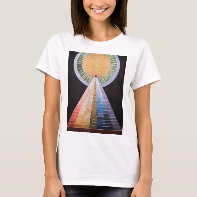Camiseta Hilma Af Klint, Altarpart No.1, Abstrato Art (Frente)