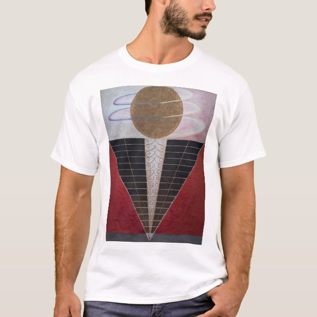 Camiseta Hilma Af Klint, Altarpart No.2, Abstrato Art (Frente)