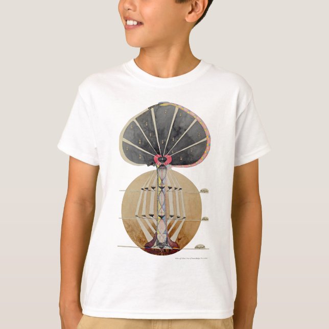 Camiseta Hilma af Klint - Árvore do Conhecimento, nº 3 (Frente)