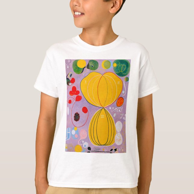 Camiseta Hilma af Klint - O Dez Maior N.º 7 (Frente)