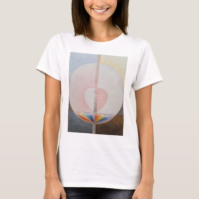 Camiseta Hilma Af Klint, The Dove No.25, Abstrato Art (Frente)