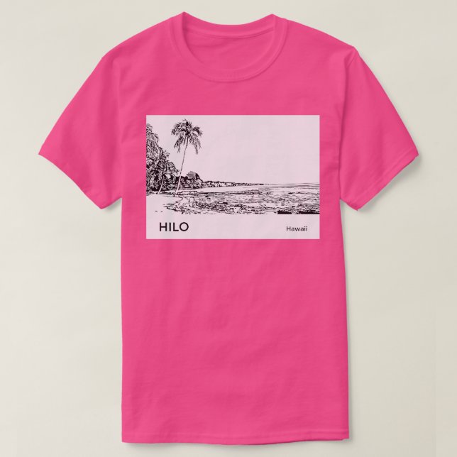 Camiseta Hilo Hawaii TShirt (Frente do Design)