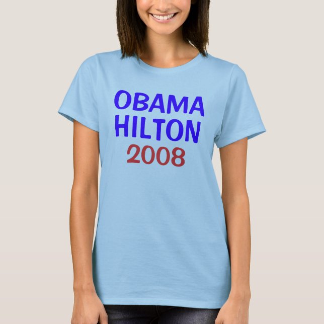 CAMISETA HILTON 2008 DE OBAMA (Frente)