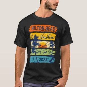 Camiseta Hilton Head Carolina Vacation 2023 Family Group Su