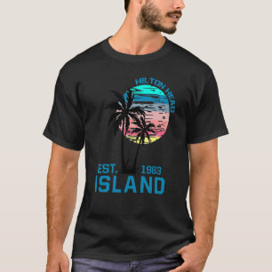 Camiseta Hilton Head Island South Carolina Palm Trees