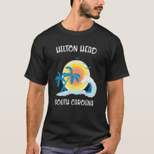 Camiseta Hilton Head South Carolina Fam Surf de Férias na P