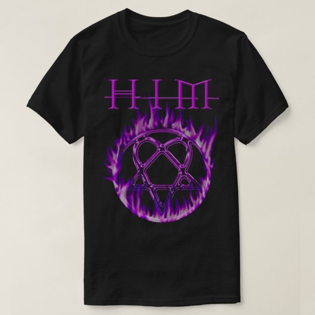 Camiseta HIM - BAND Essential T-Shirt (Frente do Design)