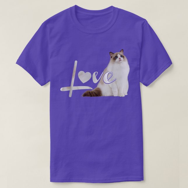 Camiseta Himalaia Birman Ragdoll Snowshoe AMA Kitten  (Frente do Design)