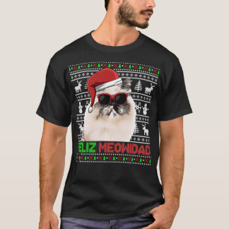 Camiseta Himalayan Cat Feliz Meowidad Funny Christmas Pullo
