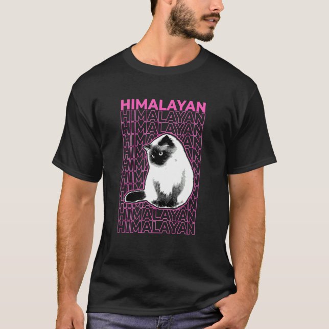 Camiseta Himalayan Cat Pastel Aestético (Frente)